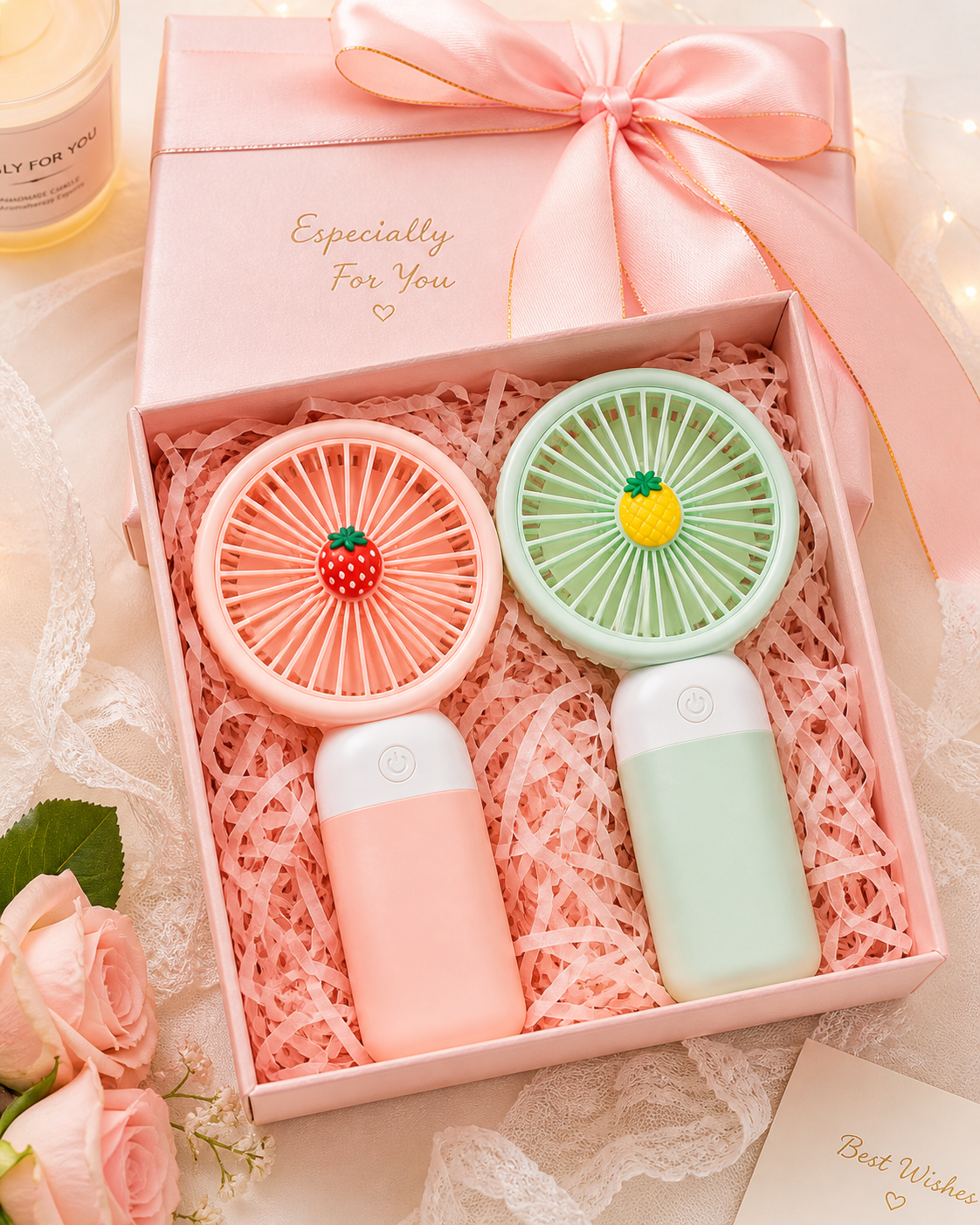 Buy 1 Get 1 FREE Mini Handheld Fan – Powerful Cooling, Rechargeable, Portable Summer Essential